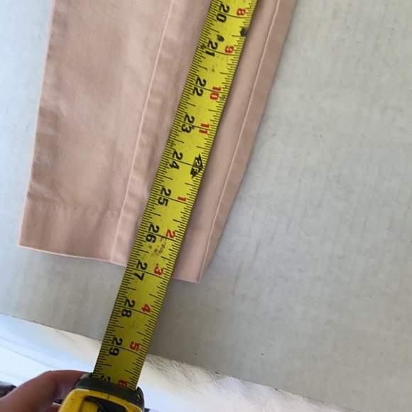 HM a high rise peach dress pants - Picture 3 of 7